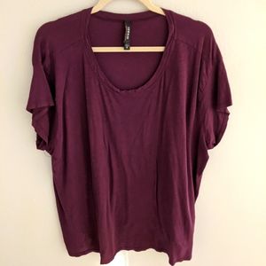 Plum tee